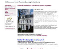 Tablet Screenshot of pensionsonntag.de